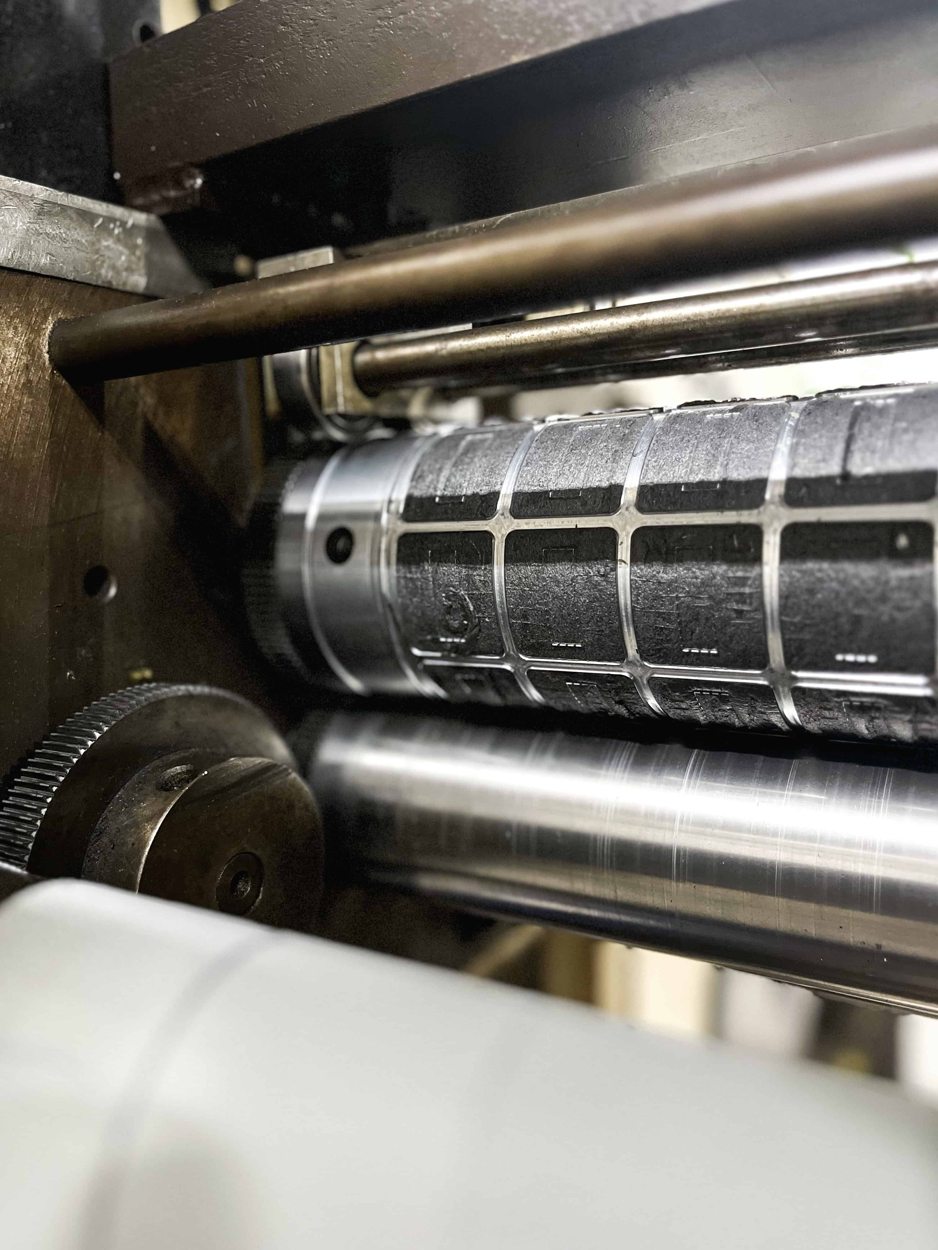 Rotary die cutting
